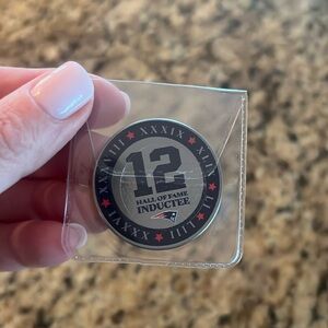 Tom Brady Patriots Hall of Fame Induction Collectors Coin 💙❤️🏈🐐